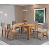 Conjunto Sala De Jantar Iolanda 6 Cadeiras Sol Viero