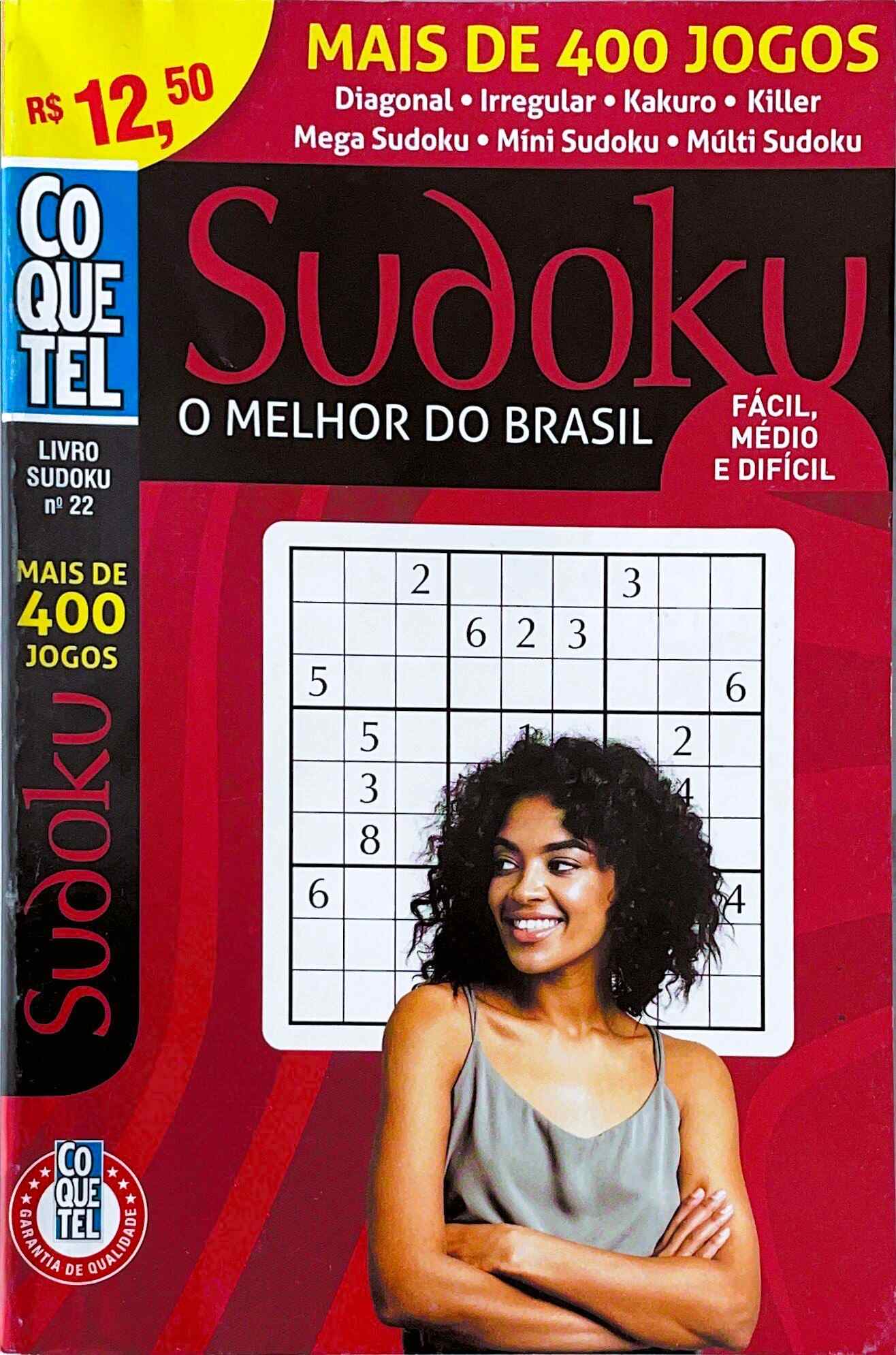 Sudoku Livro N22 Fácil Médio Difícil Coquetel - Carrefour