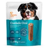 Petisco Papaya Pets Cuidado Oral Para Cães Adultos Porte Grande Sabor Frango - 280g