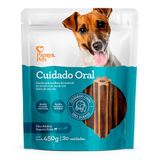 Petisco Papaya Pets Cuidado Oral Para Cães Adultos Porte Pequeno Sabor Frango - 450g