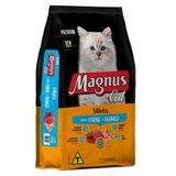 Ração Seca Magnus Cat Carne E Frango Para Gatos Filhotes - 1 Kg