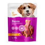 Petisco Papaya Pets Bacon Para Cães Adultos Sabor Bacon Com Queijo - 100g
