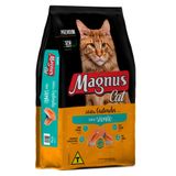 Ração Seca Magnus Cat Salmão Para Gatos Adultos Castrados - 1 Kg