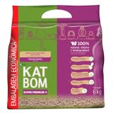 Granulado Sanitário Katbom Natural Para Gatos - 6 Kg