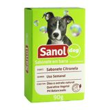 Sabonete Sanol Dog Citronela Para Cães E Gatos - 90 G