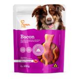 Petisco Papaya Pets Bacon Para Cães Adultos Sabor Original - 100g