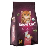 Ração Seca Snow Cat Leite Com Morango Para Gatos Filhotes - 20 Kg