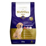 Ração Seca Nutrilus Pro+ Frango &amp; Carne Para Cães Filhotes De Raças Médias E Grandes - 20 Kg