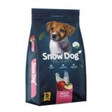 Ração Seca Snow Dog Maçã E Leite Para Cães Filhotes - 20 Kg