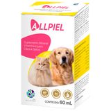 Suplemento Alivira Allpiel Para Cães E Gatos - 60 Ml