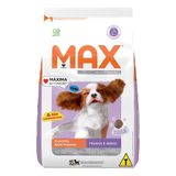 Ração Seca Max Frango E Arroz Para Cães Filhotes De Porte Pequeno - 10,1 Kg