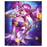 Placa Decorativa MDF Ambientes 30 cm x 20 cm - Lux League of Legends (Bx74)