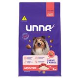 Ração Seca Unna Carne E Arroz Para Cães Adultos - 1 Kg