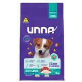Ração Seca Unna Carne E Arroz Para Cães Adultos Porte Pequeno - 1 Kg