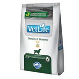 Ração Seca Vet Life Natural Obesity E Diabetic  Fish Para Cães - 2 Kg