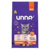 Ração Seca Unna Mix De Carnes Para Gatos Castrados - 1 Kg