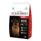 Ração Seca Equilíbrio Carne Para Cães Adultos De Porte Grande - 12 Kg