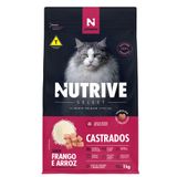 Ração Seca Nutrive Select Frango E Arroz Para Gatos Castrados - 1 Kg