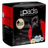 Tapete Higiênico Dr. Pads Super Premium Vip Black 80x60 Para Cães - 30 Unidades