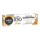 Recarga Queratina Salon Line Meu Liso Restauração 80g