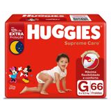 Fralda Descartável Huggies Supreme Care G 66 Unidades