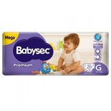 Fralda Babysec Premium Mega Tamanho G 26 Unidades