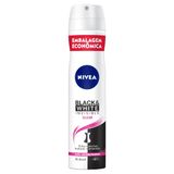 Desodorante Nivea Aerossol Invisible Black &amp; White Clear 200ml