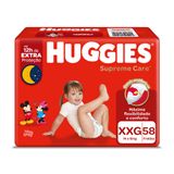 Fralda Descartável Huggies Supreme Care Xxg 58 Unidades