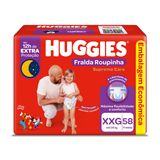 Fralda Descartável Huggies Supreme Care Roupinha Bag Xxg 58 Unidades