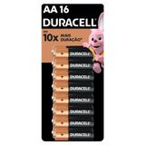 Pilha Duracell Alcalina Aa 16 Unidades