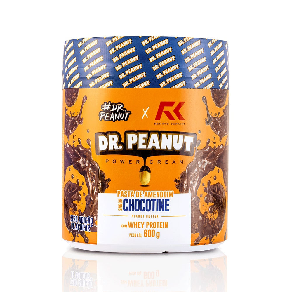 Pasta De Amendoim Chocotine Com Whey Protein Dr.peanut 600g