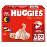 Fralda Descartável Huggies Supreme Care M 72 Unidades