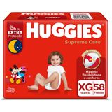 Fralda Descartável Huggies Supreme Care Xg 58 Unidades