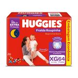 Fralda Descartável Huggies Supreme Care Roupinha Bag Xg 64 Unidades