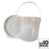 Pote Para Mantimento 2.2l Transp 10 Pçs