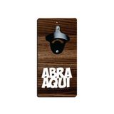 Abridor De Garrafas De Parede Tabaco - Abra Aqui
