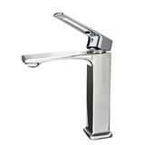 Torneira Para Banheiro E Lavabo Inox Luxo Abertura Alavanca