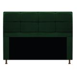 Cabeceira Munique 140 cm Casal Suede Verde AM Decor