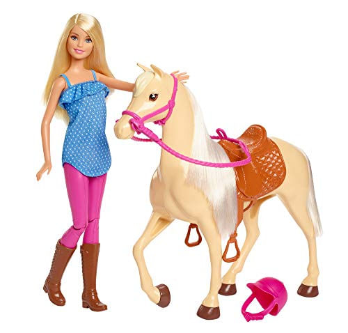 Boneca Barbie Loira Com Roupa De Equitação - 70 Caracteres