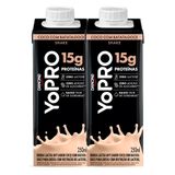 Kit 2 Bebida Láctea Yopro Protein Coco Com Batata Doce 250ml