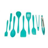 Kit De Utensílios De Silicone C/ 9 Peças Vd - Oikos