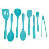 Kit De Utensílios De Silicone Com 8 Peças Verde - Oikos