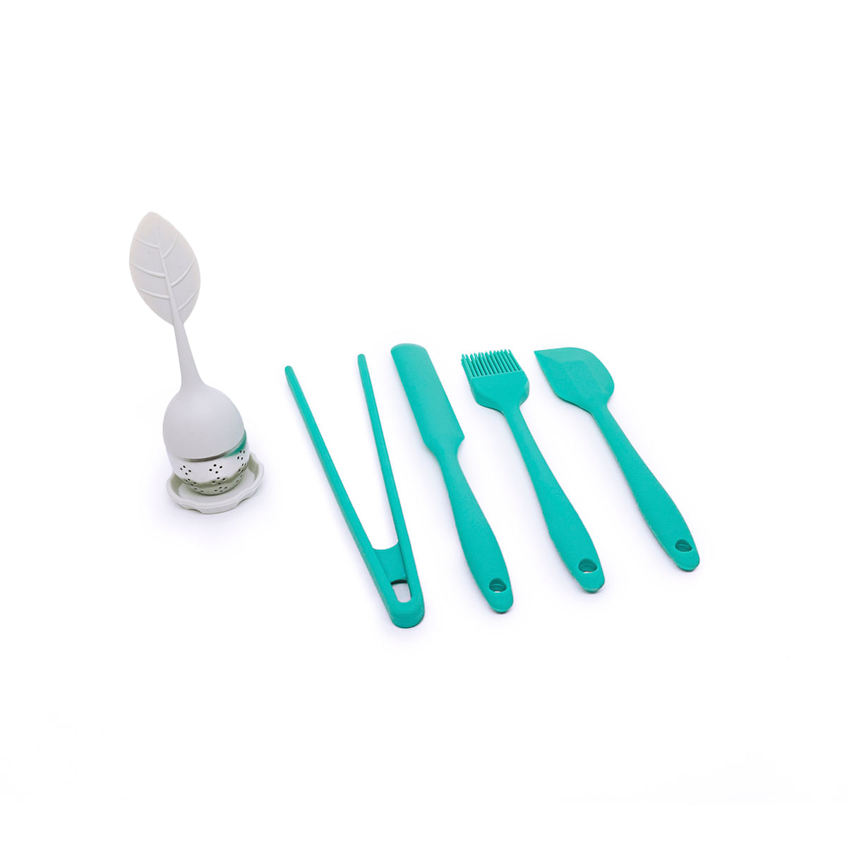 Kit De Utensílios De Cozinha C/ Infusor 5 Peças Vd - Oikos