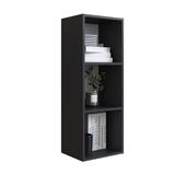 Nicho Parede Vertical Organizador Multiuso Funcionale Preto - Art In Móveis