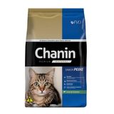 Ração Seca Chanin Natural Peixe Para Gatos Adultos - 10,1 Kg