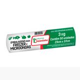 Embalagem Baianinha Para Freezer E Microondas 3kg 23cm X 37cm 50 Unidades