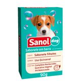 Sabonete Em Barra Veterinário Sanol Dog Filhotes 90g