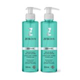 Sabonete Líquido Facial Zeta Skin Sensi Clean 2 Unidades 300ml