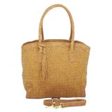 Bolsa Tote Shopper Feminina Alça Removível Casual Leve Caramelo Único