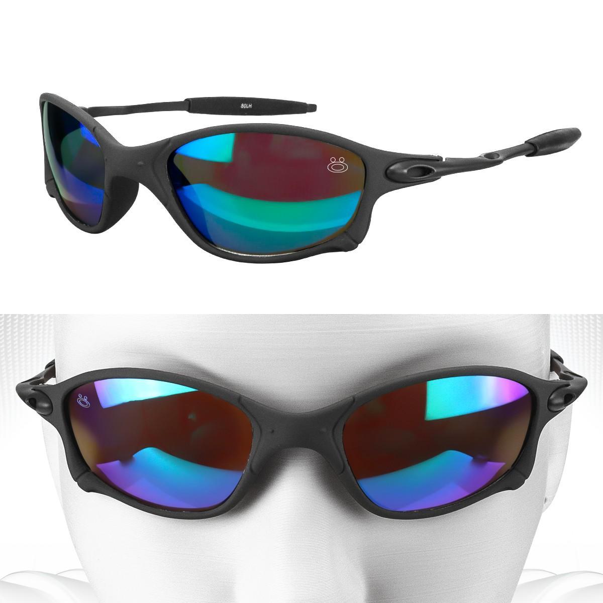 Óculos Masculino sol juliet preto esportivo G5 em Promoção na